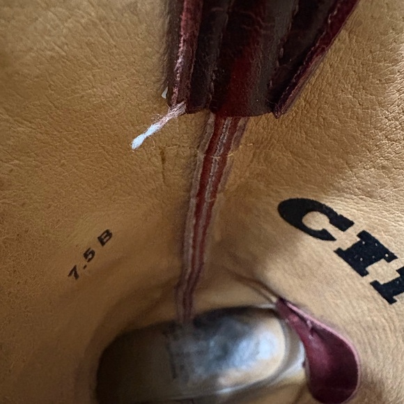 Cinch Women's Red Leather Western Boots - Picture 7 of 8